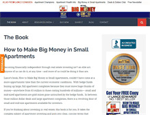 Tablet Screenshot of bigmoneyinsmallapartments.com